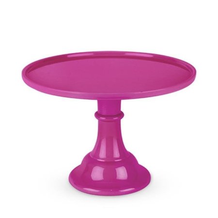 CAKEWALK Cakewalk 6240 11.5 x 8 in. 1 Fuchsia Melamine Cakestand; Purple 6240